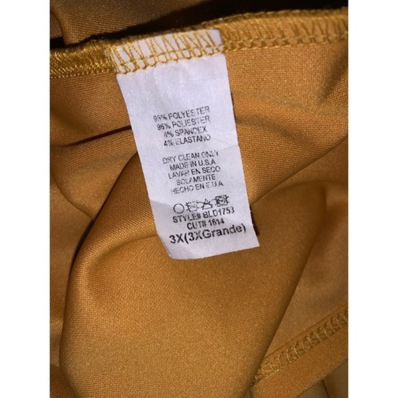 Forever 21 Mustard Yellow Bodycon Dress Off Shoulder Ruffle Short Mini - Picture 4 of 4